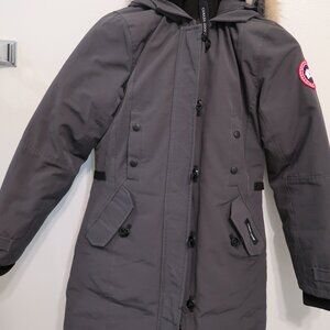 XS Canada Goose Women's Gray Parka Winter Down Kensington Jacket